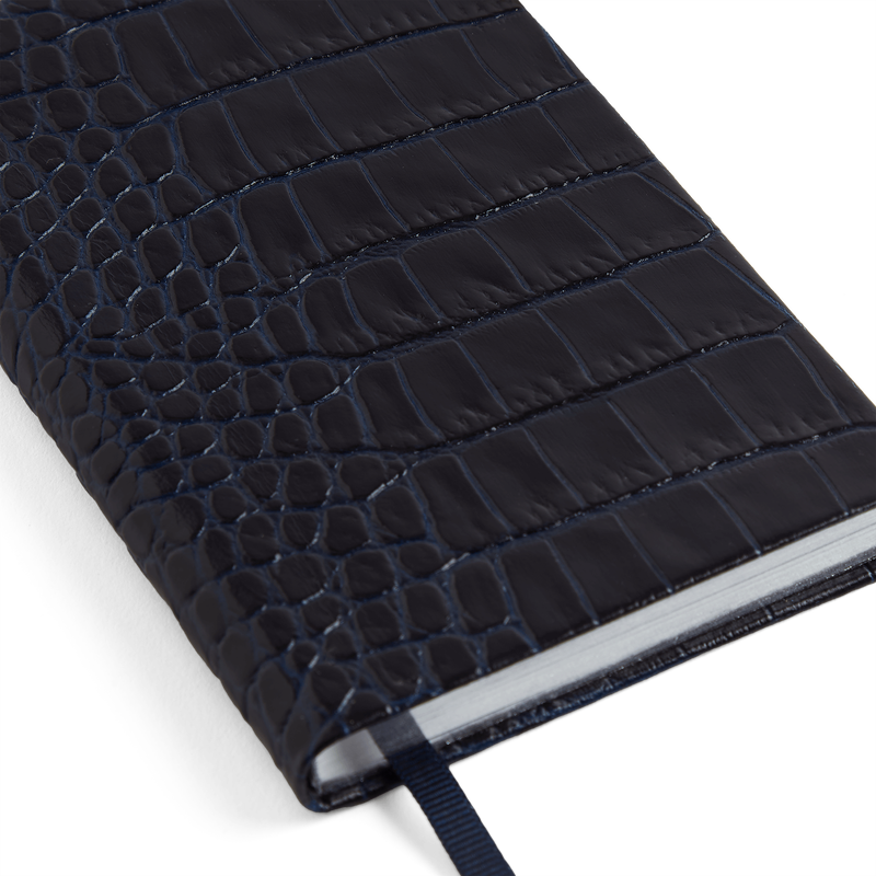 Panama Notebook in navy | Smythson